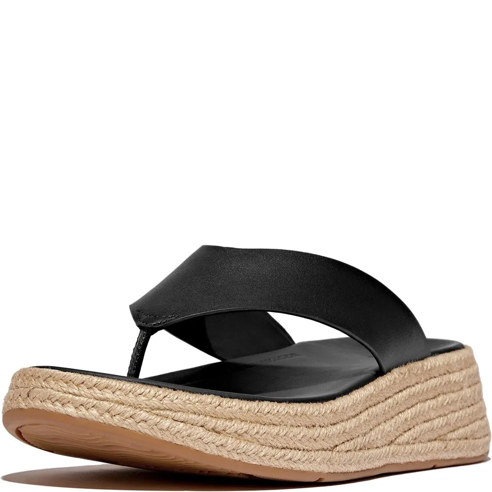 Fitflop F-Mode Toe Post Espadrille Easy Clean Mood Boost