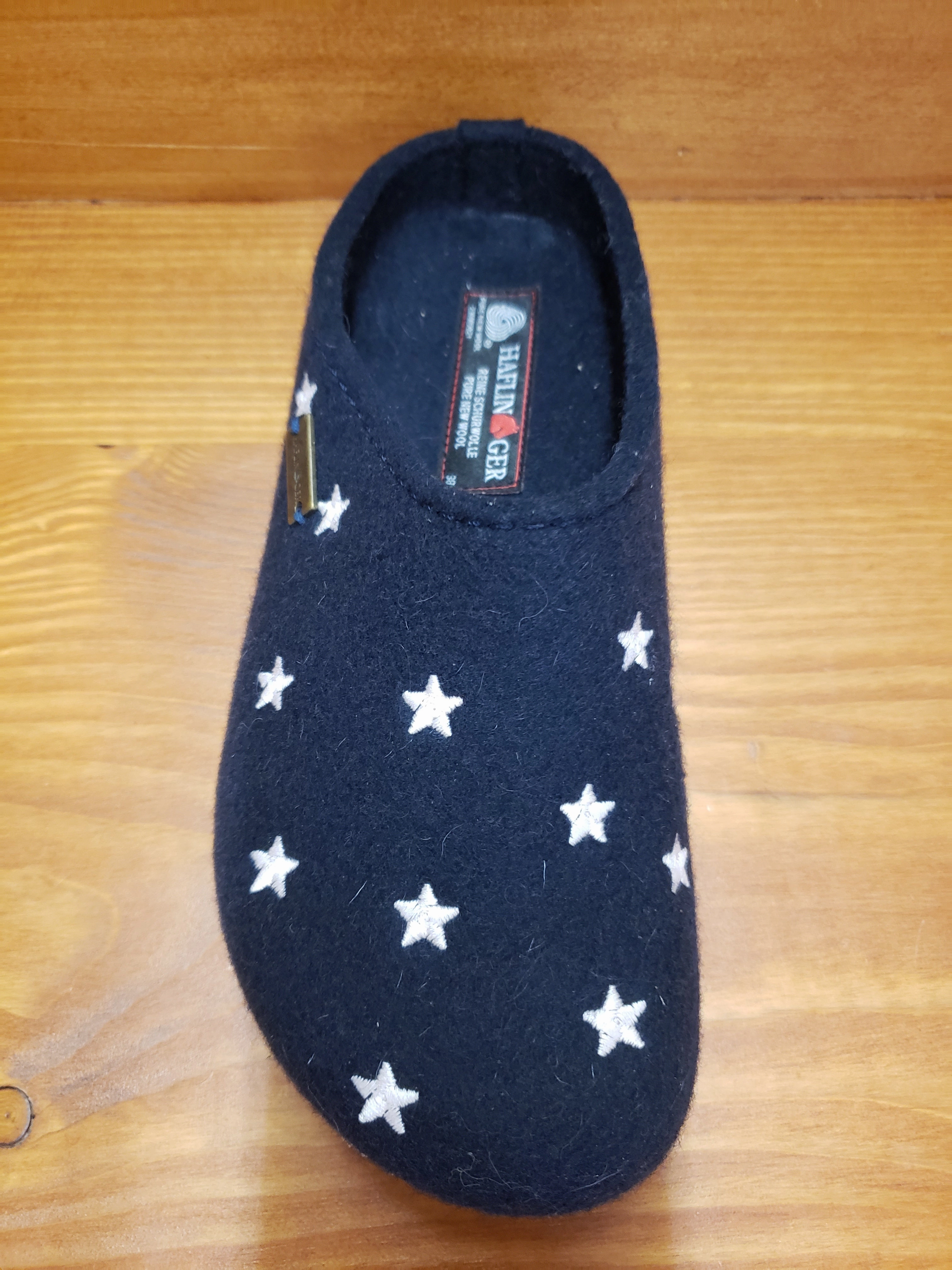 Comfortable Arch Cushion Haflinger Stelline Navy 741032-70