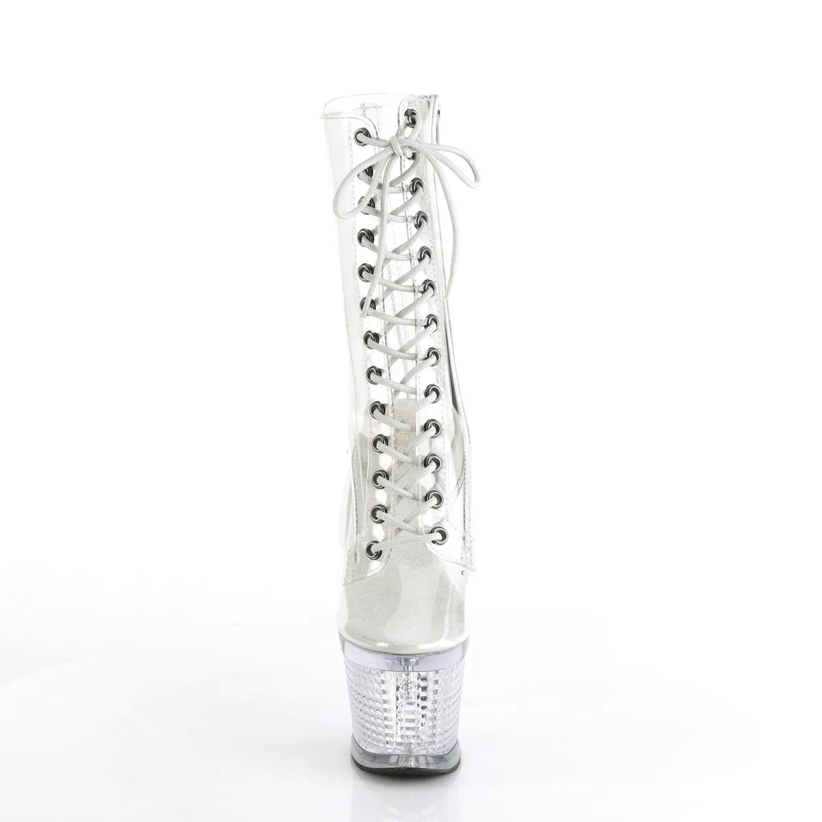 Asics Ff Blast Running Shoes SPECTATOR-1040C Pleaser Clear Sexy Platform Shoes (Pole Dancing Heels)