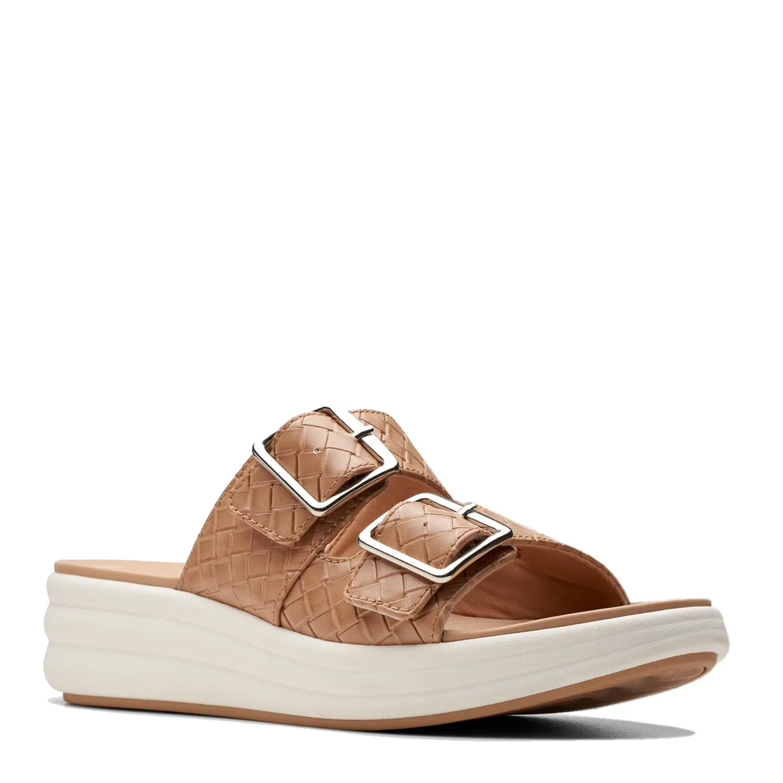 Leather Upper Universal Look Women's Clarks, Drift Buckle Sandal