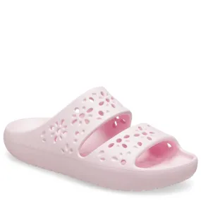 Crocs Unisex Classic Floral Cut Out Sandal Comfortable Design