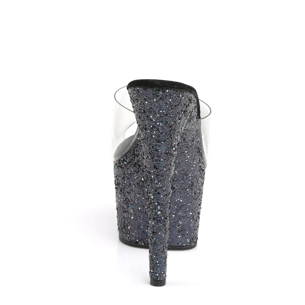 Asics Gt 1000 10 Running Shoe ADORE-701LG Pleaser Clear/Black Sexy Platform Shoes (Pole Dancing Heels)