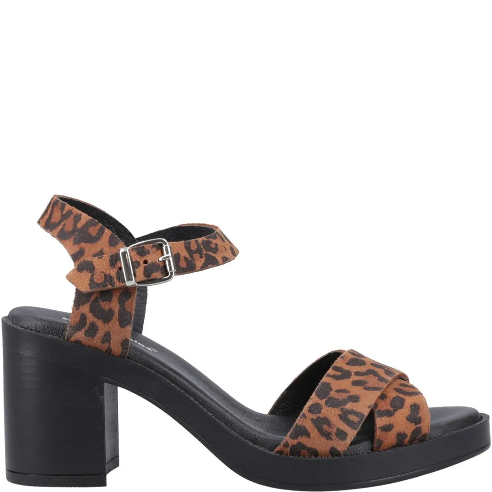 Hush Puppies Georgia Party Heel Summer Ready Shoes Toe Freedom