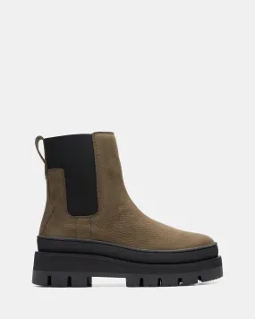 Quality Sole Tough Orianna2 Top Dark Olive Nubuck