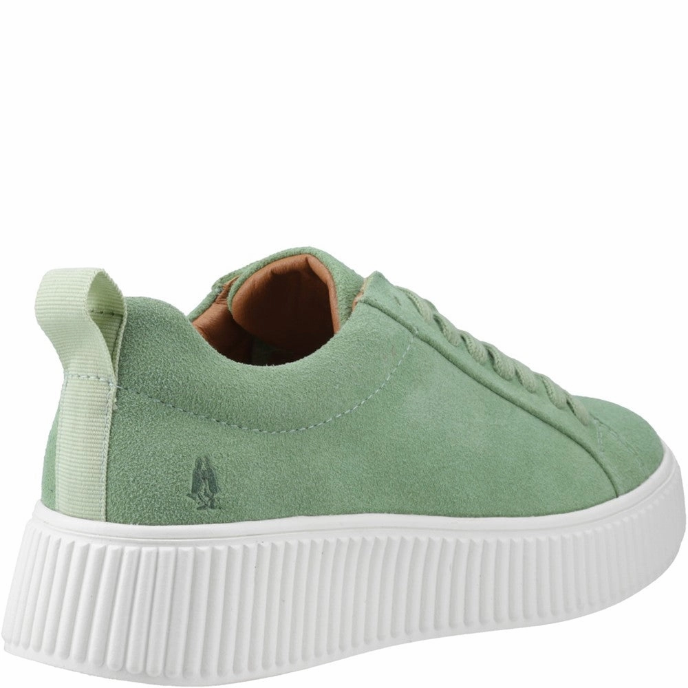Hush Puppies Harlow Suede Sneaker Racing - shoes Buckle Closure