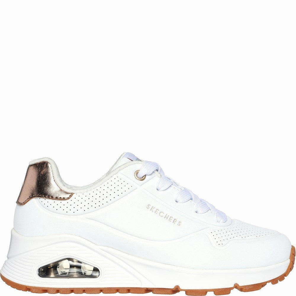 Cool Step Non Marking Skechers Uno Gen1 - Shimmer Away Trainer