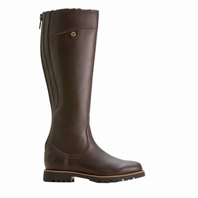 foldable material Ariat Womens Arlington Sherpa Waterproof Espresso