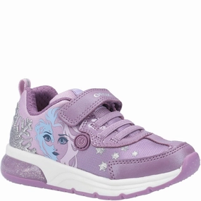Guide Step Geox J Spaceclub Girl D FROZEN Touch Fastening Trainer
