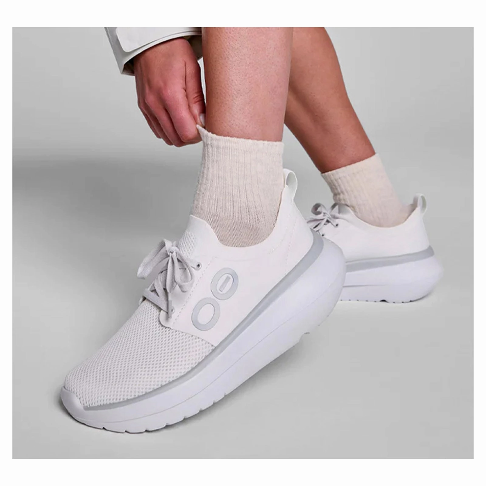 night running footwear Women's OOfos, OOmy Stride Sneaker