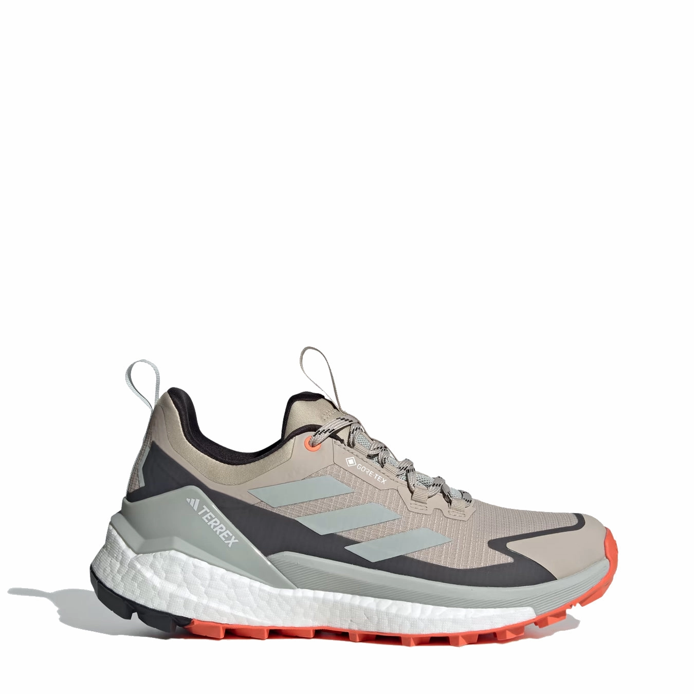 Pastel Adaptable Adidas Terrex Womens Free Hiker 2.0 Low Gore-Tex Wonder Beige / Core Black / Semi Impact Orange