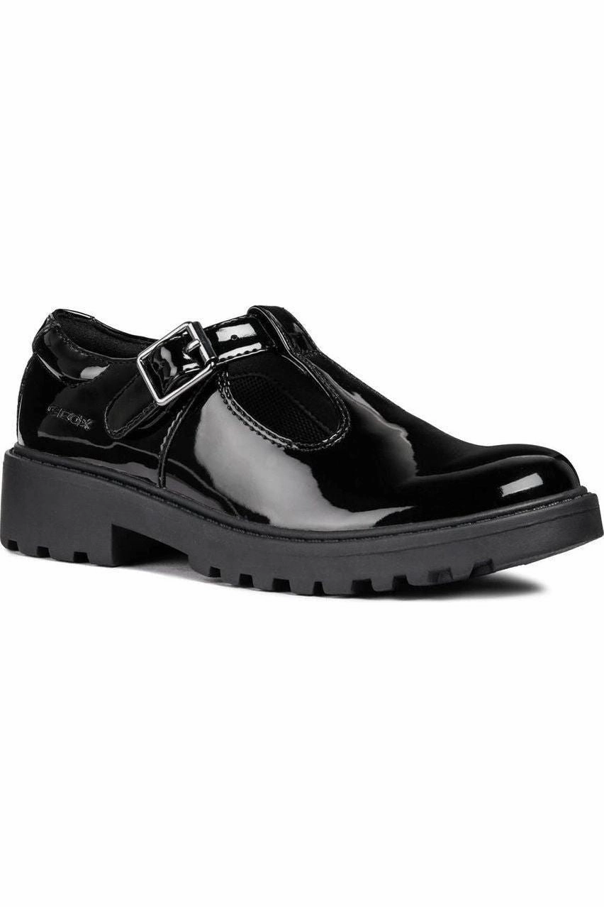 Hot Weather Daylong Use Geox Casey J8420E black patent