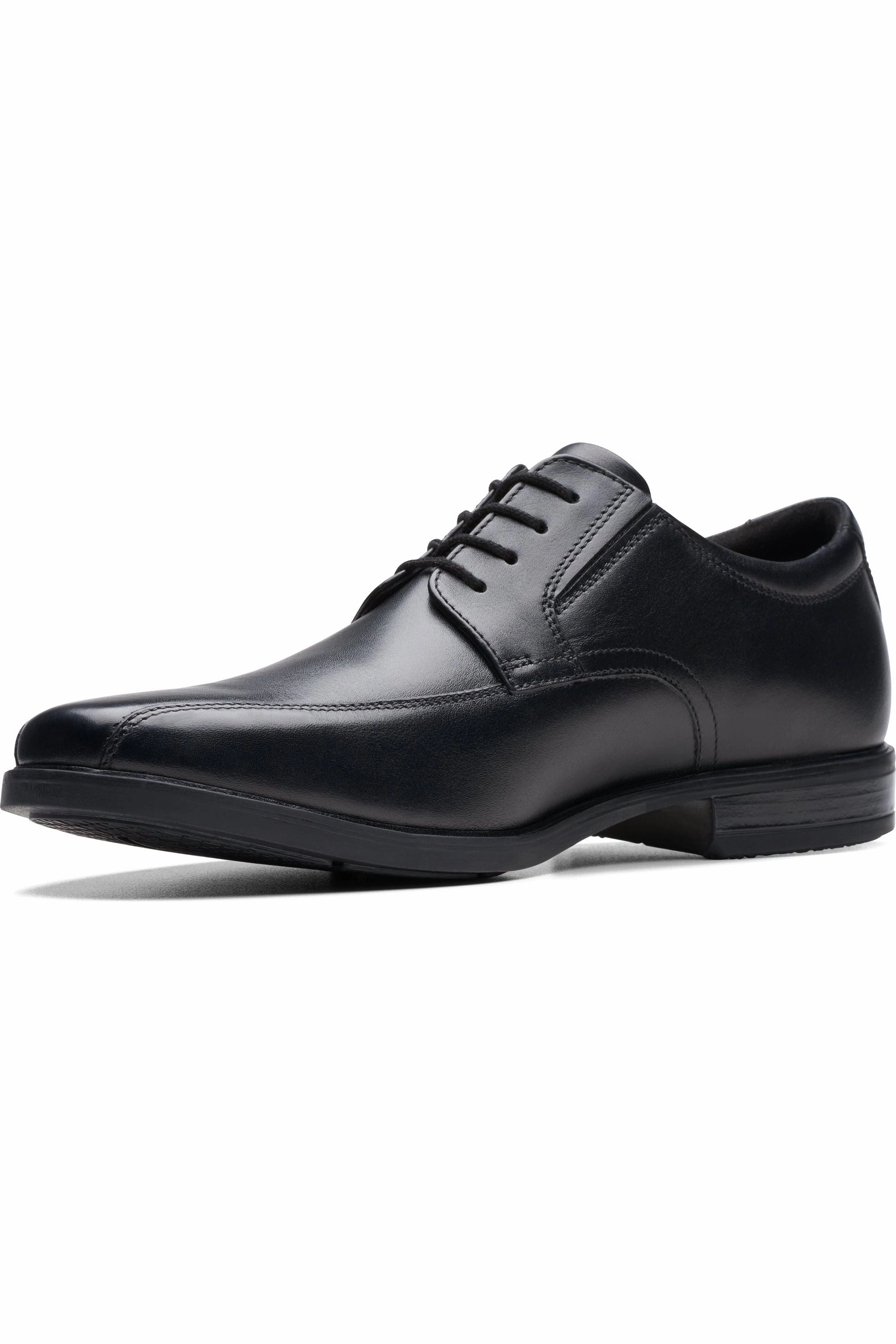 Fast Wear Sun Glow Clarks Howard Over in Black Leather