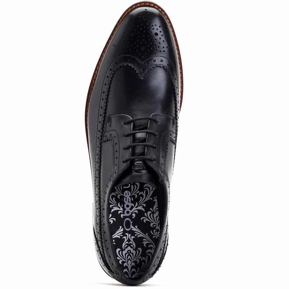 Water Resistant High Comfort Base London Twain Brogue