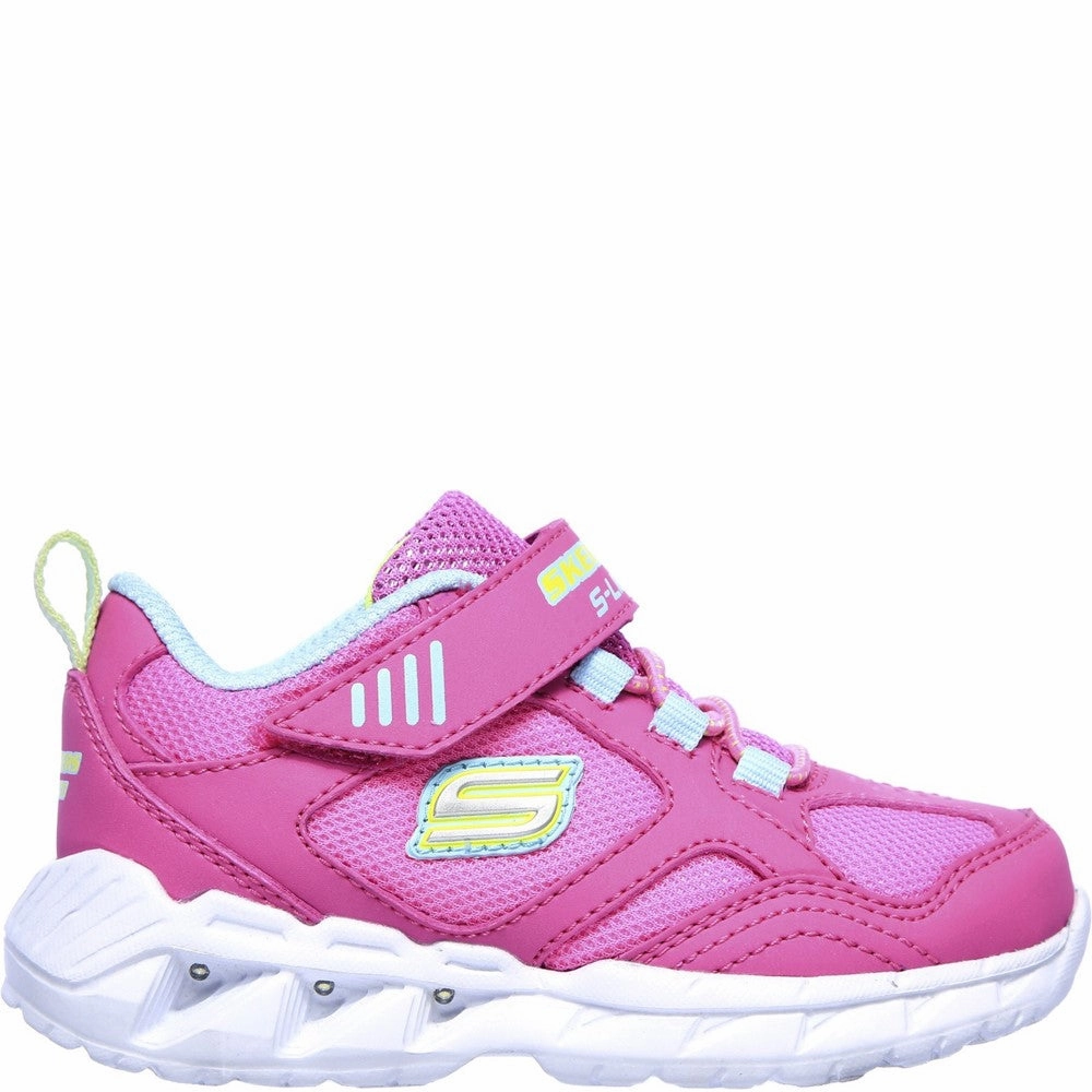 Skechers S Lights Magna-Lights Expert Level Touch Fastening Trainer Outfit Ready Fun run