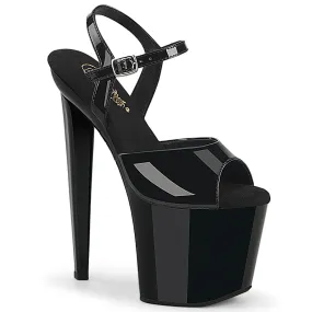 RAZZLE-809 Pleaser Black Patent Sexy Platform Shoes (Pole Dancing Heels) Dsw Asics Shoes