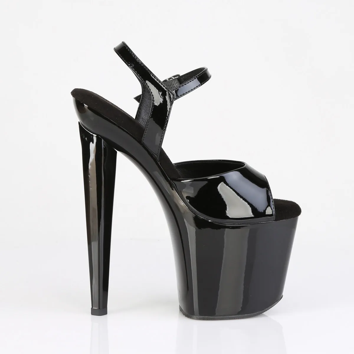 RAZZLE-809 Pleaser Black Patent Sexy Platform Shoes (Pole Dancing Heels) Asics Softball Shoes