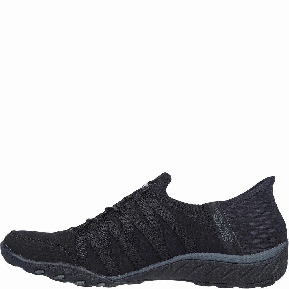 Skechers Breathe-Easy Roll-With-Me Wide Fit Shoes Work Pace