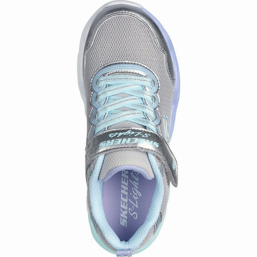 Skechers S-Lights: Twisty Glow Trainers Calm Step Throw Hike