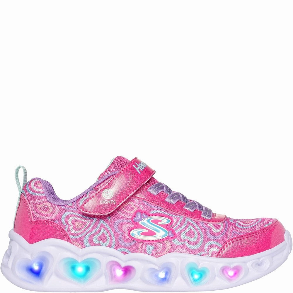 Tread Pattern Running Comfort Skechers Heart Lights Boogie Love Trainers