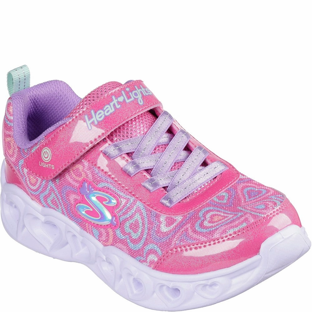 Buckle Closure Skechers Heart Lights Boogie Love Trainers