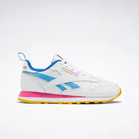 Best Asics Shoes For Wide Feet Reebok Footwear Kids Classic Leather Equal Fit Shoes Junior Ftwr White/Always Blue/Vector