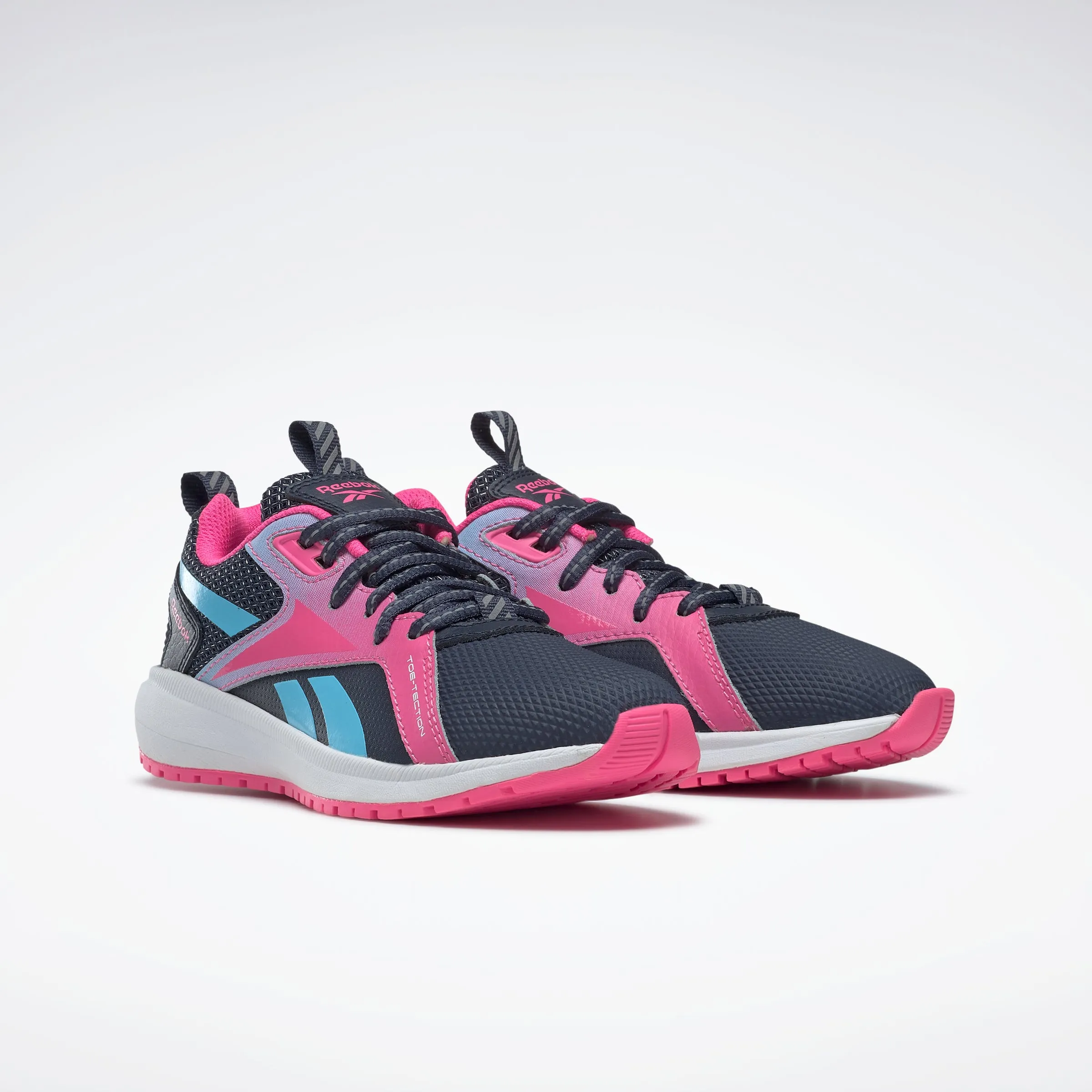 Reebok Footwear Kids Durable Xt Shoes Child Vecnav/Dgtblu/Atopnk Asics Running Shoes Near Me