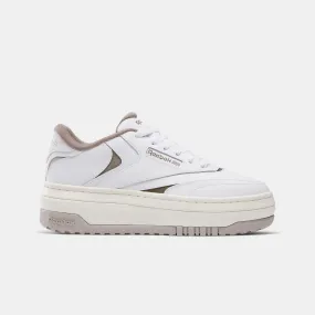 Asics Exclusive Shoes Reebok Footwear Women Club C Extra Shoes WHITE/HAZYGREY/GRITTYGREY