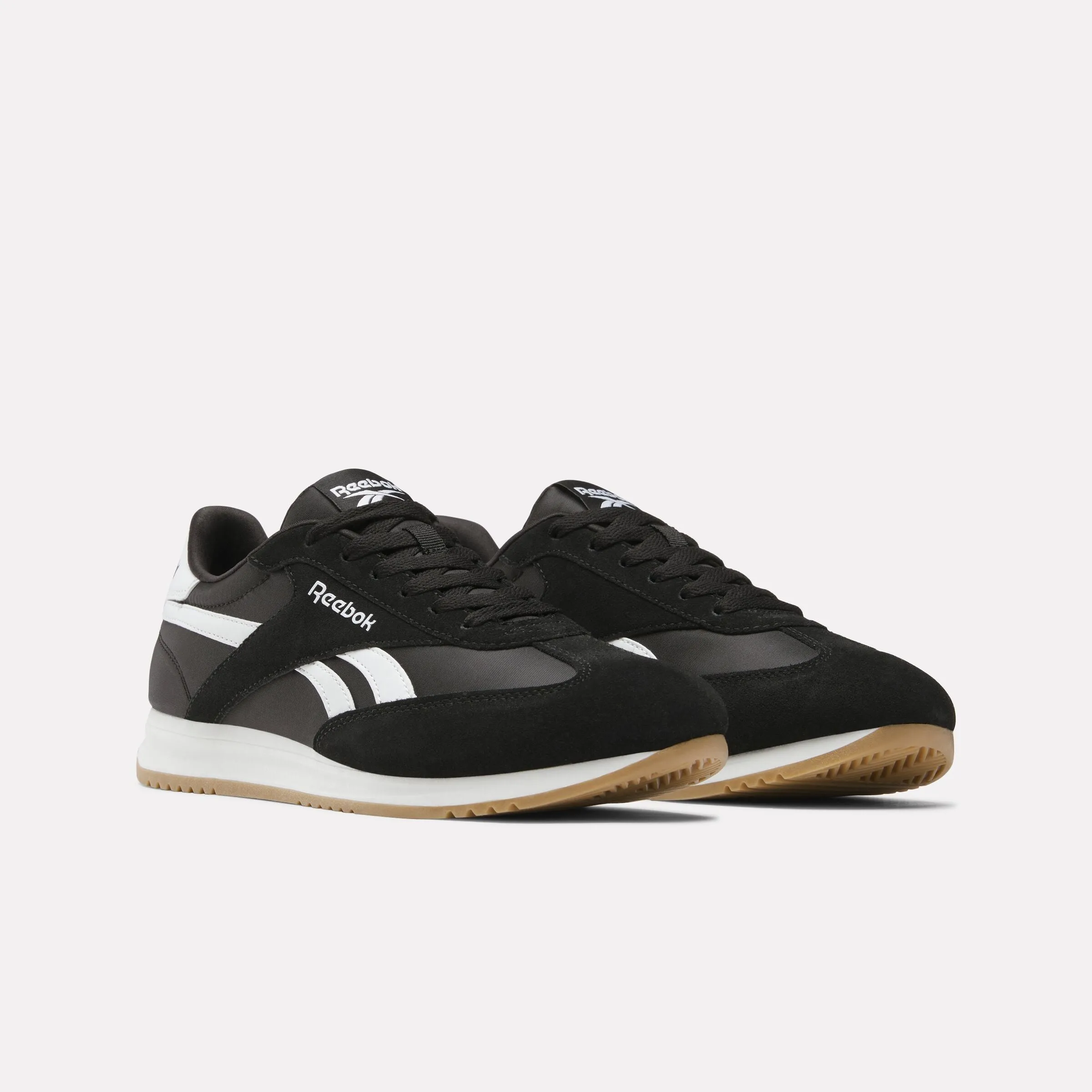 Reebok World 70 Black/White/Gum Asics Running Shoes For Overpronation
