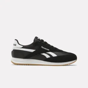 Reebok World 70 Black/White/Gum Asics Zipper Shoes