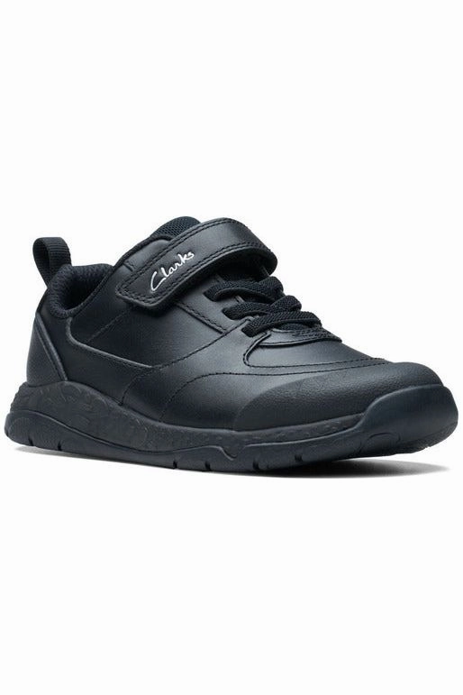 Cushioned Clarks Steggy Stride Kid school shoe