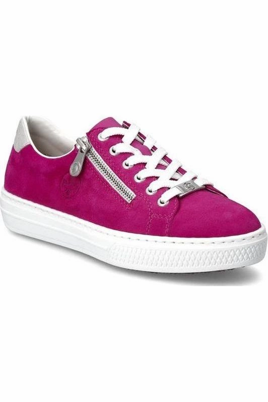 removable - insole shoes Rieker ladies sneakers L59L1-31 in pink