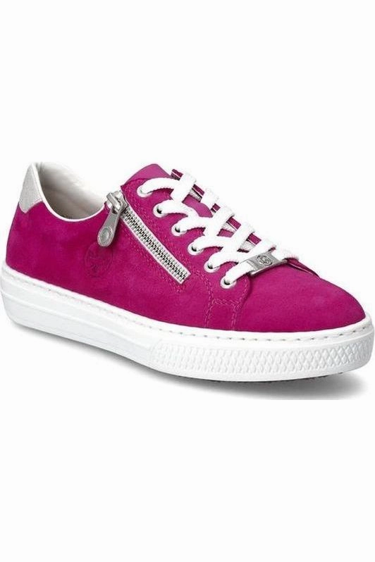 Rieker ladies sneakers L59L1-31 in pink Jogging Comfort