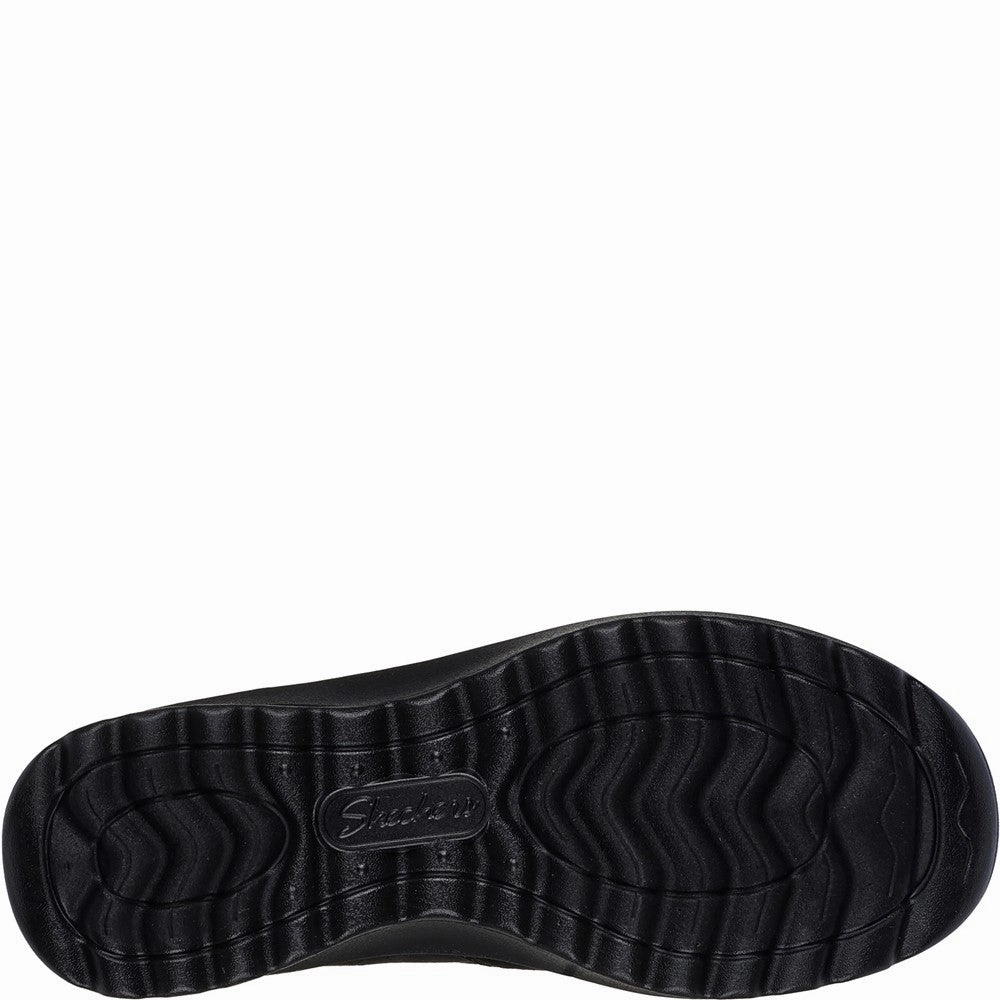 Skechers Lovely Vibe Fall In Bloom Ankle Boots Slip   On Style CanvasMaterial