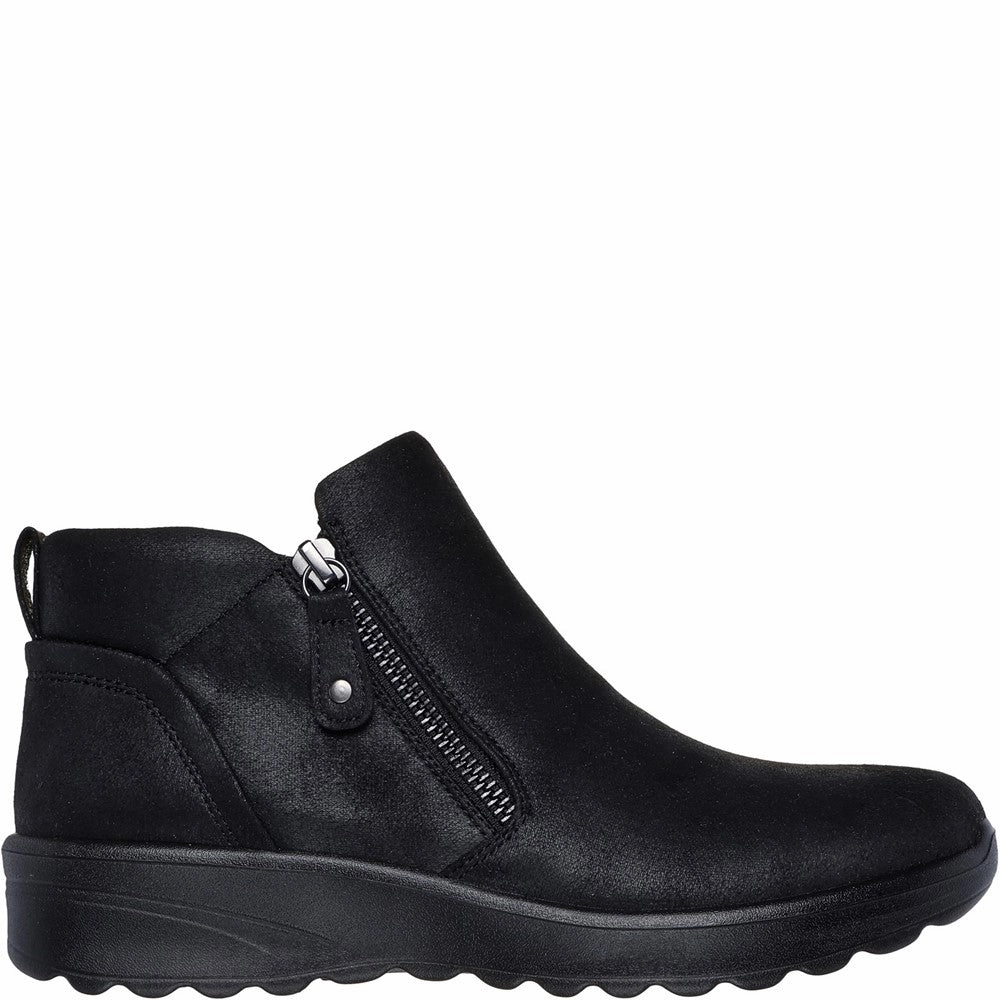 Skechers Lovely Vibe Fall In Bloom Ankle Boots Natural Movement