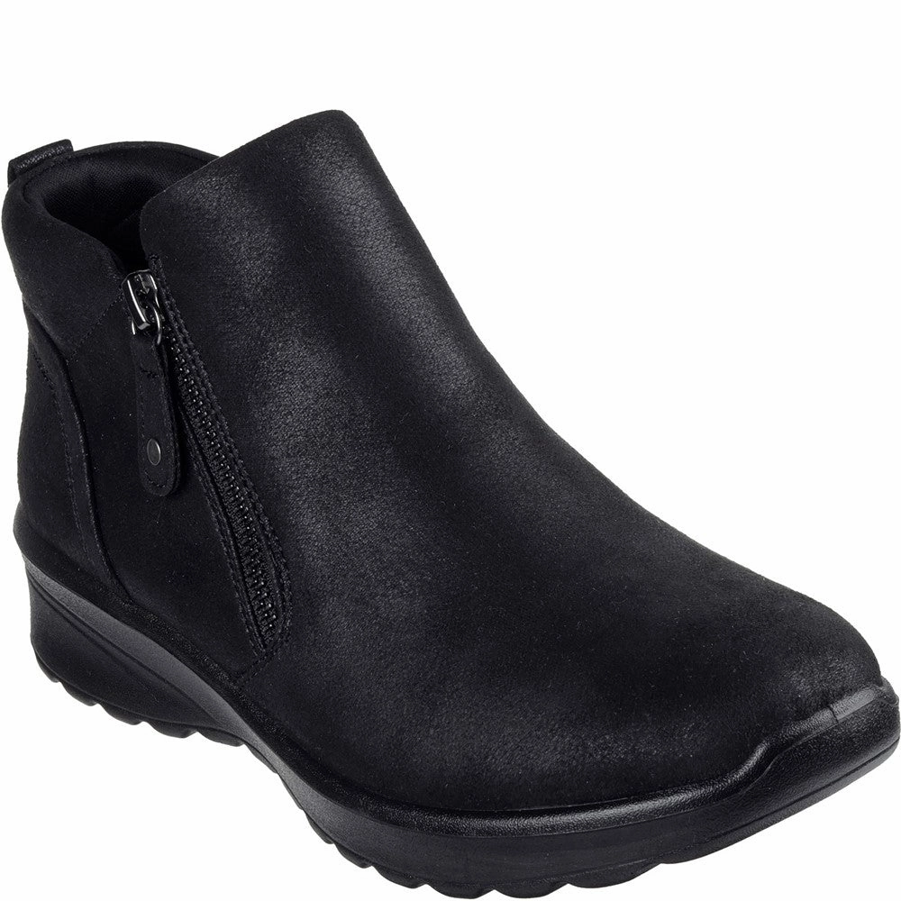 Skechers Lovely Vibe Fall In Bloom Ankle Boots Ankle Style