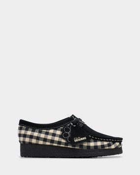 Stream Jog Wallabee. (w) Black/White Gingham