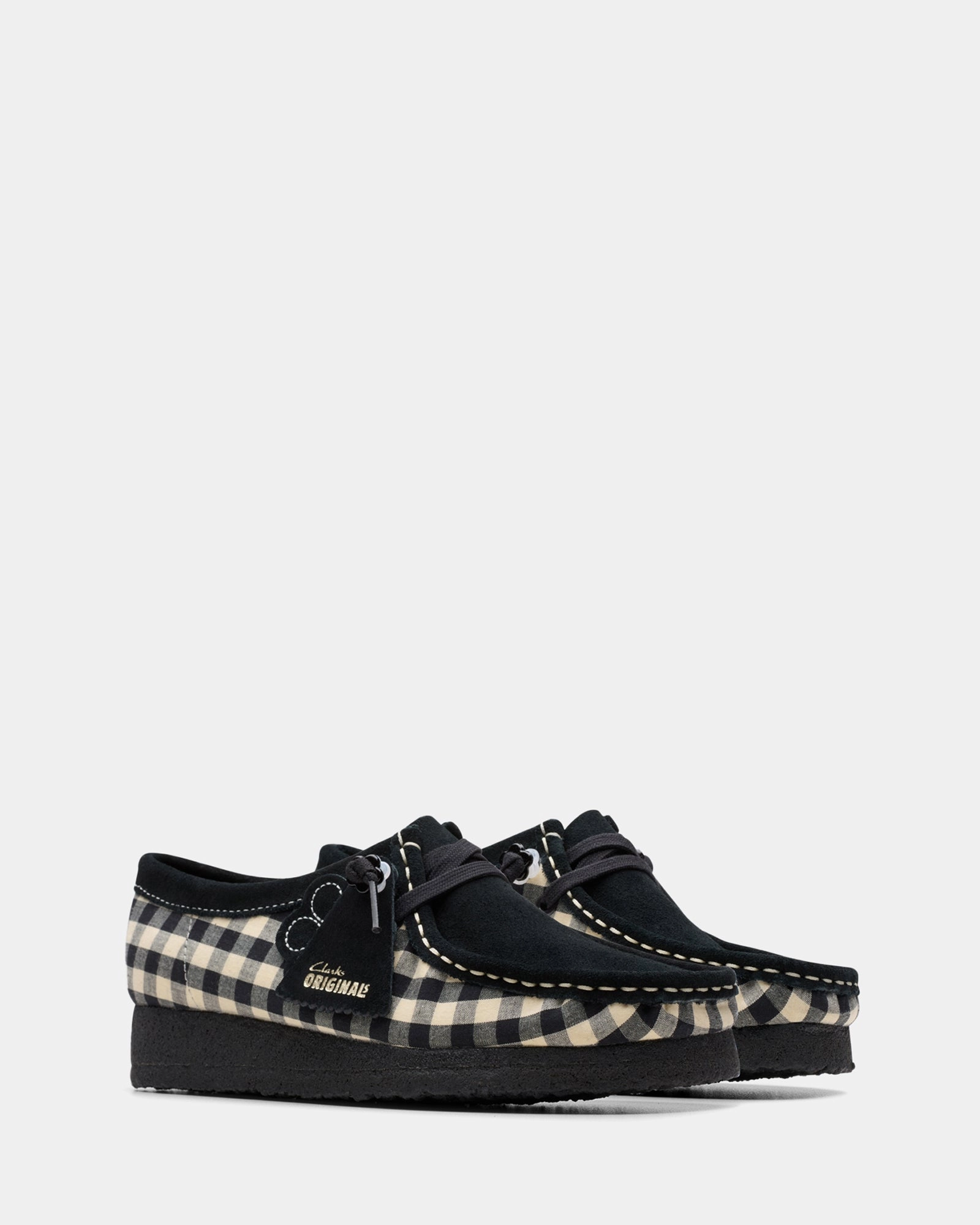 Wallabee. (w) Black/White Gingham Neutral Mood