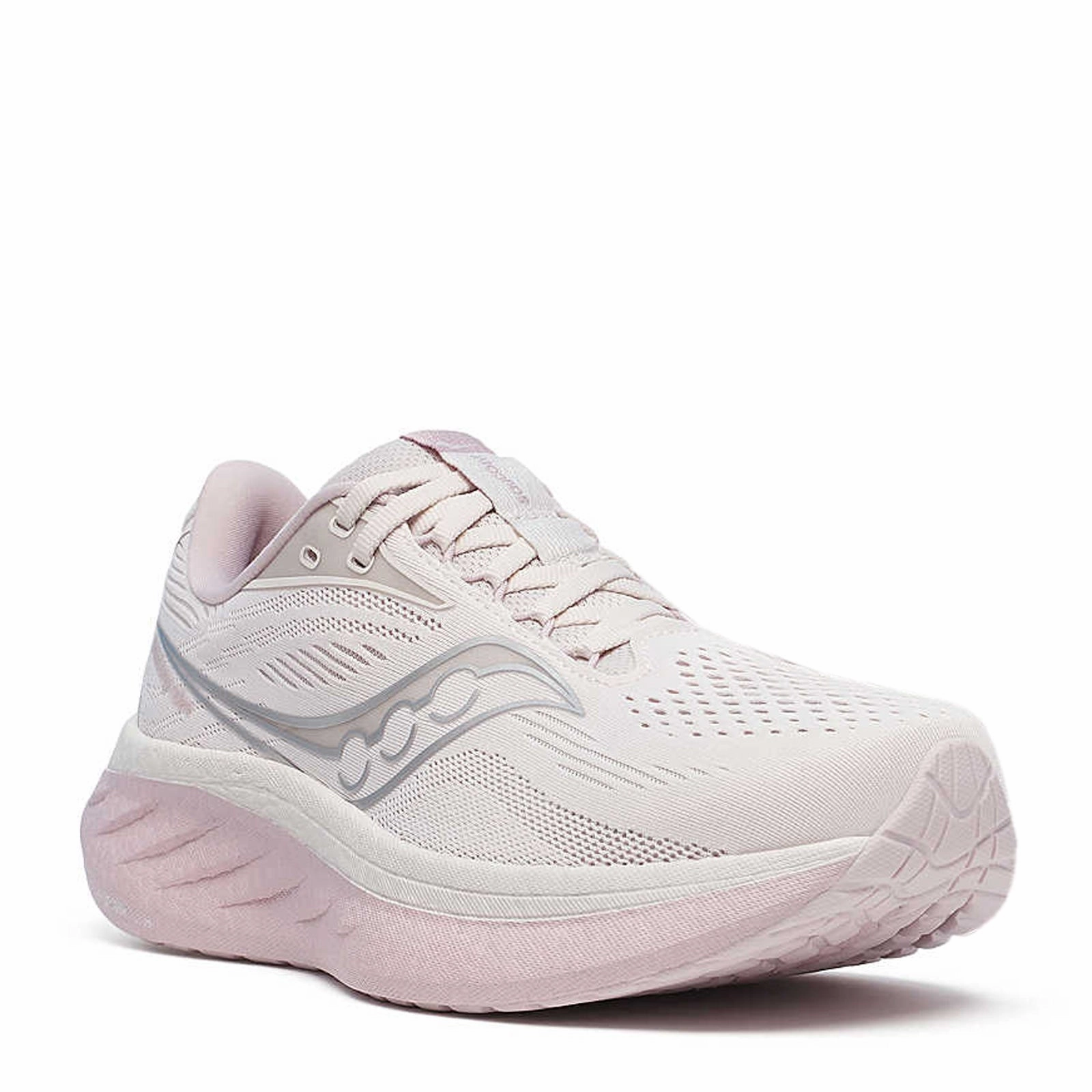 Women's Saucony, Ride 18 Running Shoe - Wide Width Classic Look budget-friendly material