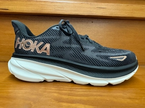 bumpy ride shoe adaptability Hoka Clifton 9 Black/Rosegold 1127896 BRGL & 1132211 BRGL