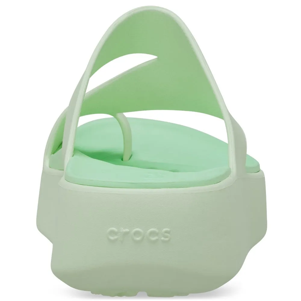 Crocs Getaway Platform Toe Loop Neon Glow