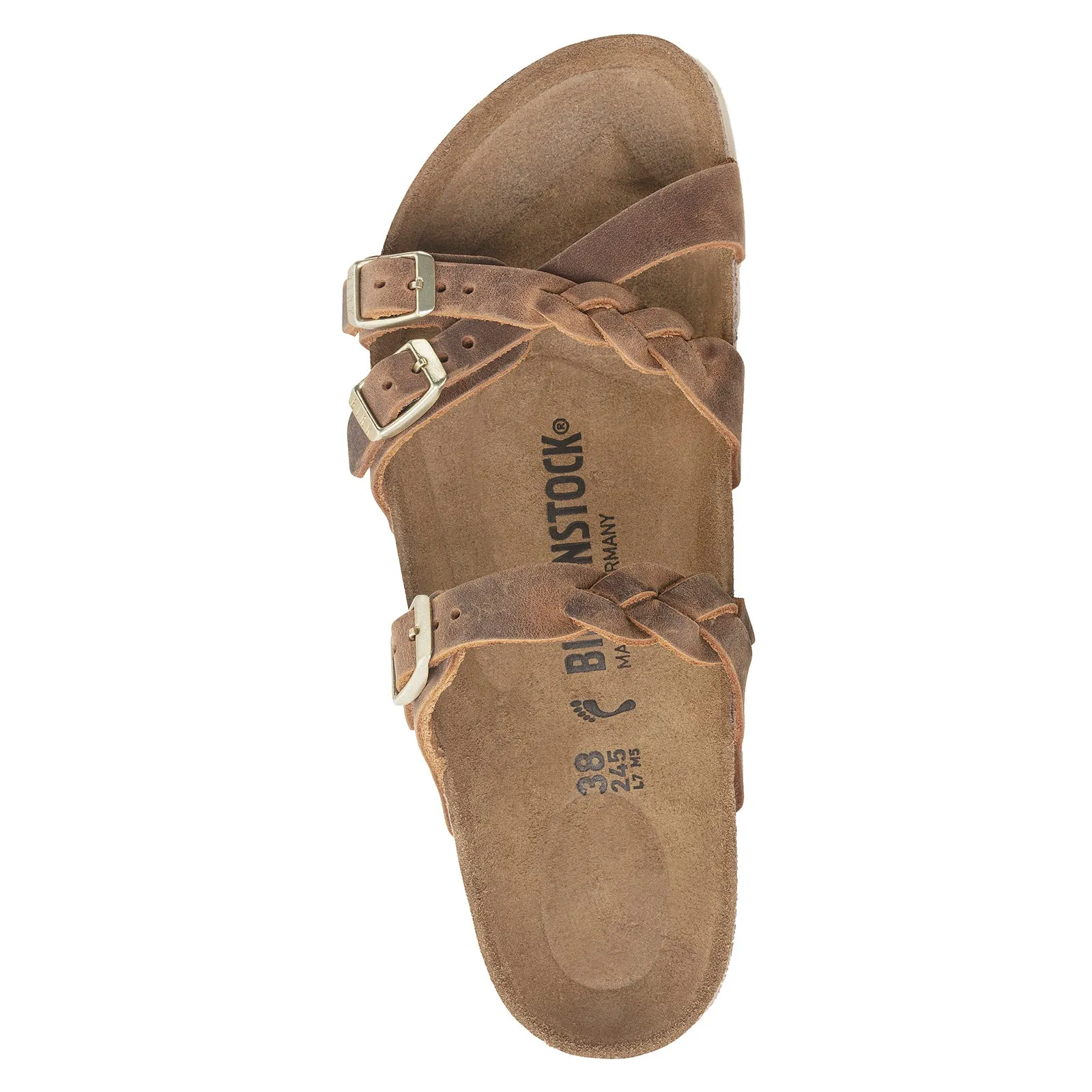 Stylish Casual Shoes Women's Birkenstock, Franca Braid Sandal - Regular Fit