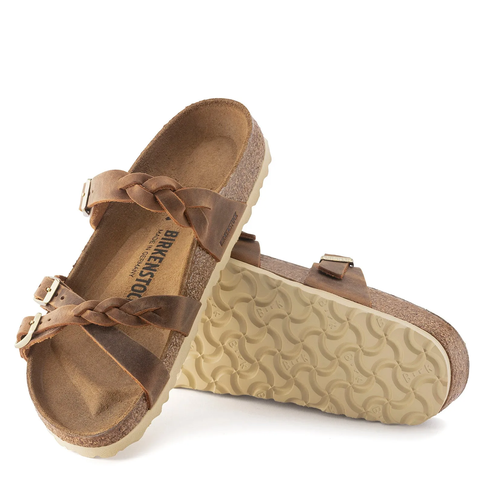 Women's Birkenstock, Franca Braid Sandal - Regular Fit Weave Style Seasonal Footwear