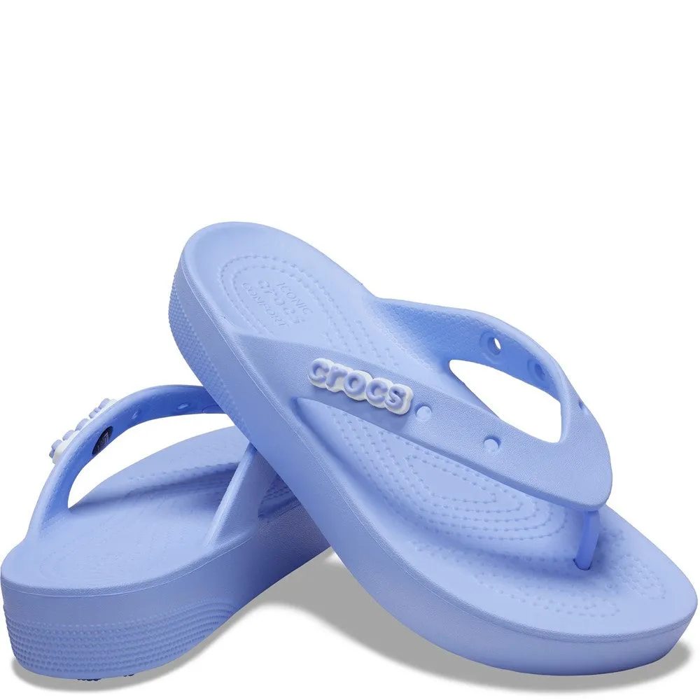 Crocs Classic Platform Flip Flop Dressy Cloud Feel
