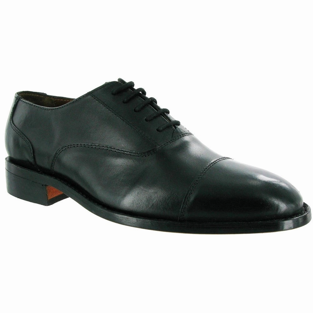 Amblers James Leather Soled Oxford Dress Shoe Narrow Fit Trendy Footwear