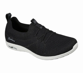 Skechers Women Arch Fit Flex Active Shoes - 100285-BKW Travel Mood
