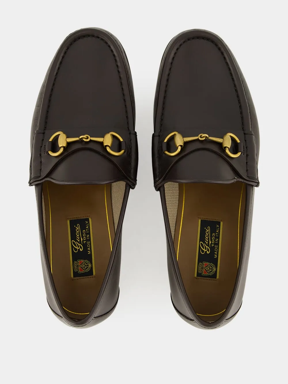Twinset Loafers Dark Brown Leather Horsebit 1953 Loafers
