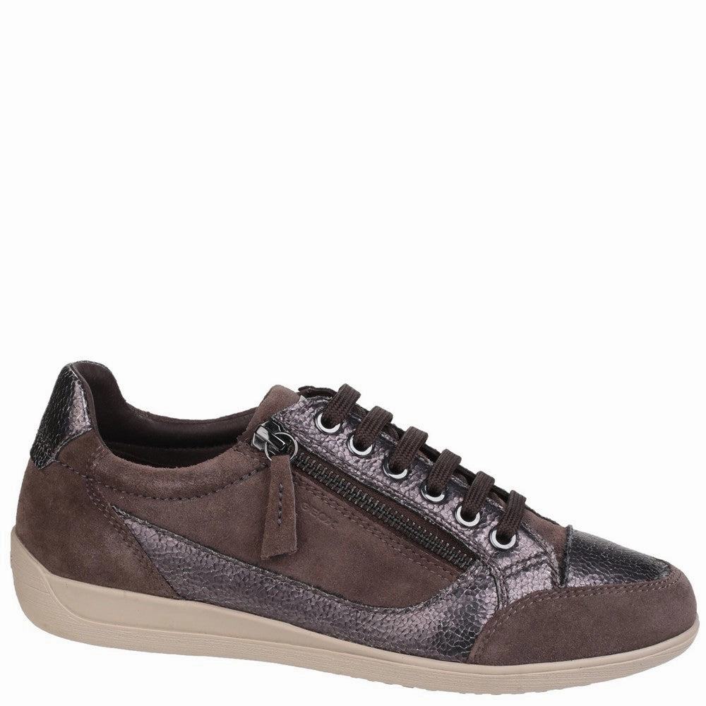 Geox Myria Zip Up Trainer Planet Step Field Jog