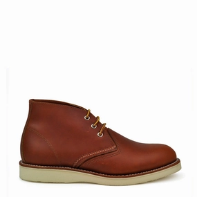 Metallic Edge Fashion Choice Red Wing Work Chukka Boot Oro-iginal Leather