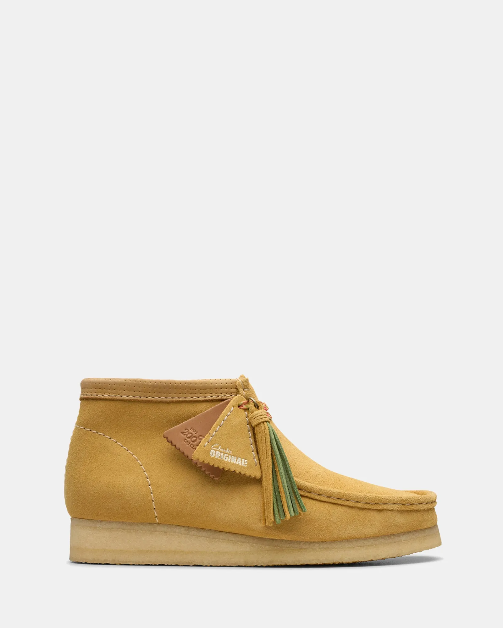 Wallabee Boot (m) Golden Tan Suede Sand Shade