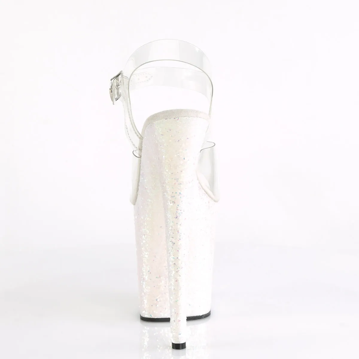 FLAMINGO-808LG Pleaser Clear/Opal Multi Glitter Sexy Platform Shoes (Pole Dancing Heels) Asics Volleyball Shoes Price